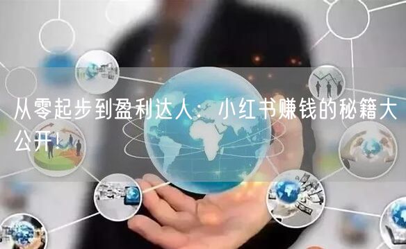 从零起步到盈利达人：小红书赚钱的秘籍大公开！